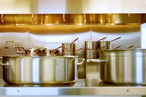 stainless steel is good for cooking