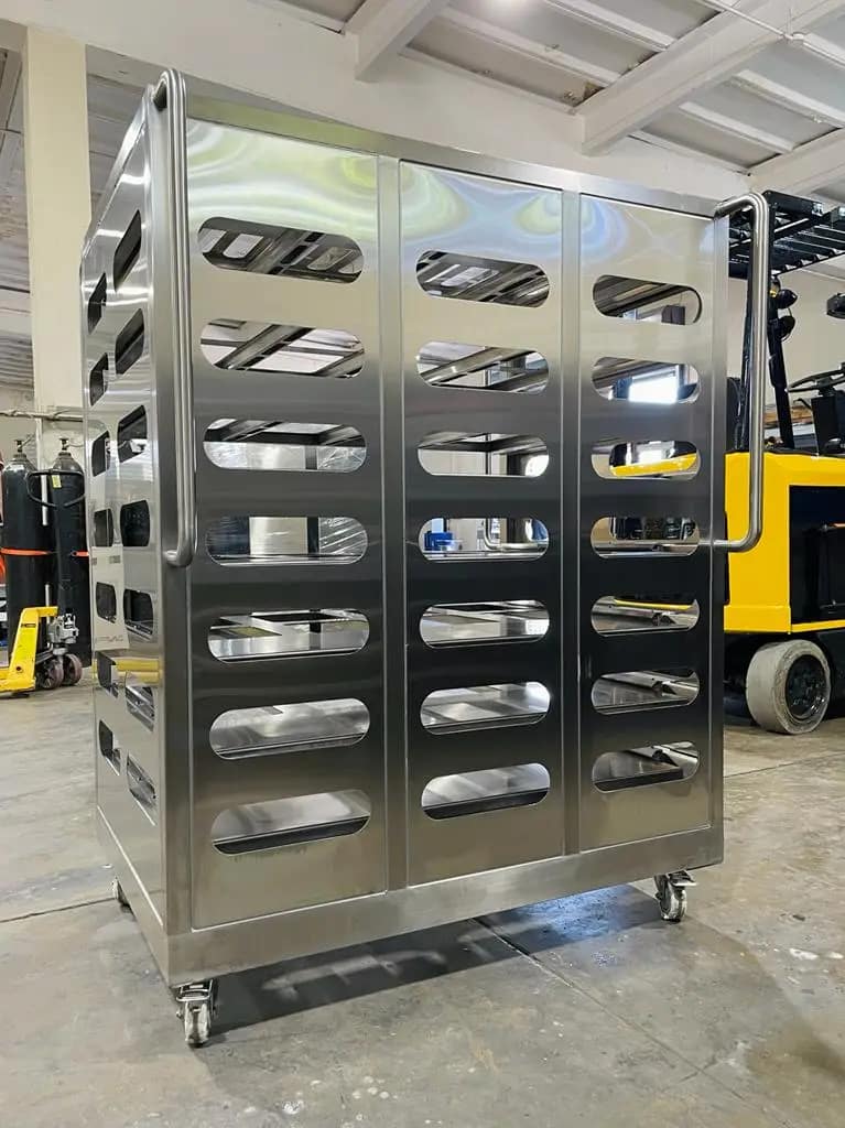 Tote Cart Stainless Steel